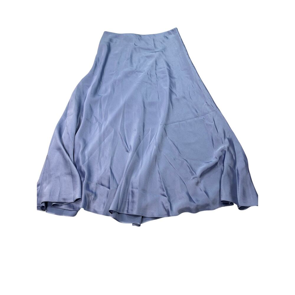 Tanya Taylor Beth skirt, satin long skirt. Size 4 light blue. date night, formal